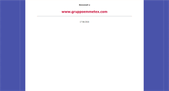 Desktop Screenshot of gruppoemmetex.com