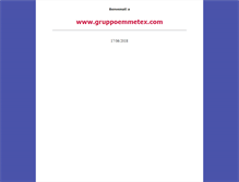 Tablet Screenshot of gruppoemmetex.com